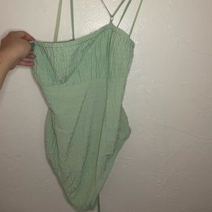 Urban Outfitters mint green bodysuit